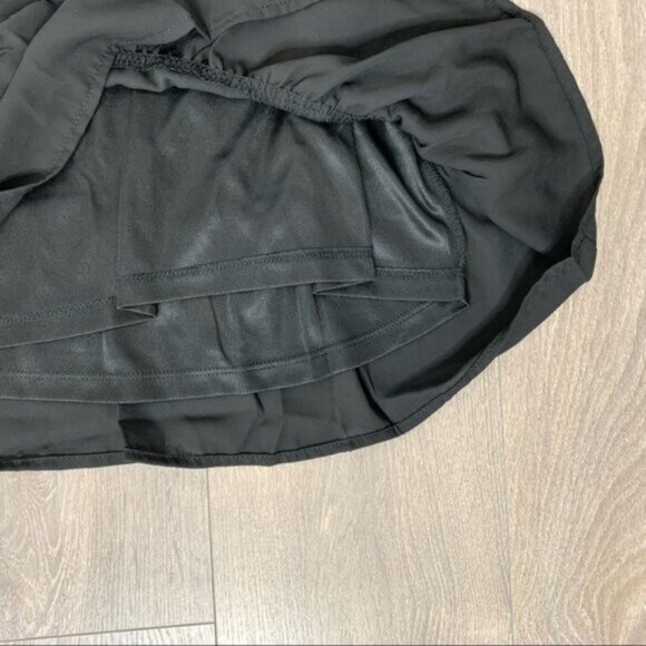 REVOLVE dRA Sham Camisole Blouse Top Flowy Ruffle Peplum Black Size Small - Picture 7 of 15